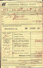 Biglietto del treno usato Biglietto del treno usato  Albenga