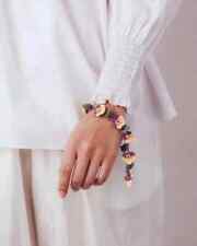 Elegant Crochet Pansy Bracelet | Handmade Floral Jewelry | Viola Crochet Accesso comprar usado  Enviando para Brazil