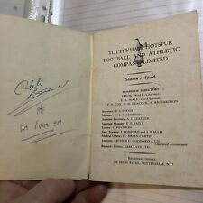 Manual assinado por Charles Bronson Tottenham Hotspur 1965-66. comprar usado  Enviando para Brazil