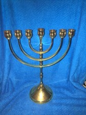 Bougeoir menorah jérusalem d'occasion  Le Châtelet