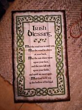 Irish blessing linen for sale  Ireland