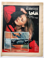 Pubblicita eurovox lola usato  Ferrara