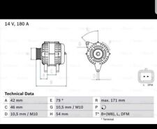 Alternator bosch 986 for sale  ENNISKILLEN