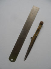 Vintage steel rule for sale  HAILSHAM