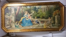 Antik gemälde fröhliche gebraucht kaufen  Lebus