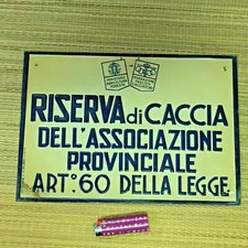 Targa caccia riserva usato  Biella