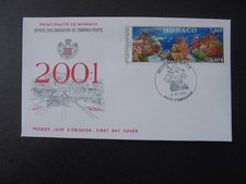 Monaco 1er jour d'occasion  Sangatte