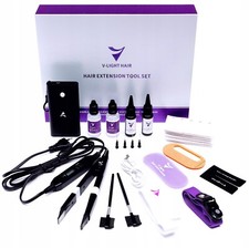 V Light Hair Extensions Kit Set UV Kleber Haarteil für Haare  comprar usado  Enviando para Brazil