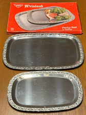 servierplatten edelstahl gebraucht kaufen  Meerbusch