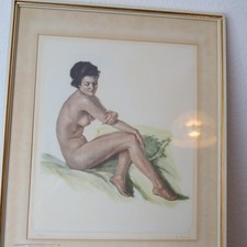 Frauen akt farblithografie gebraucht kaufen  Weißenburg i.Bay.