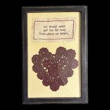 Framed vintage crochet for sale  Alvin