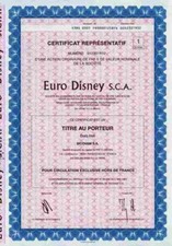 Euro disney sicovam gebraucht kaufen  Bayreuth