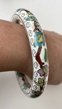 Vintage white cloisonné for sale  KEIGHLEY