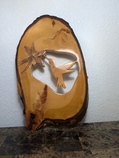 Carved wood hummingbird for sale  Clifton
