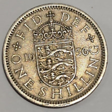 1953-1967 Britain Queen Elizabeth escudo inglês um xelim. Escolha o ano comprar usado  Enviando para Brazil