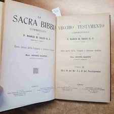 Sacra bibbia vecchio usato  Vaiano Cremasco