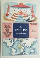 Cartolina sterlina propaganda usato  Roma