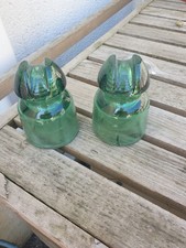 Isolateurs verre vert d'occasion  Allonnes