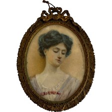 Antique miniature framed for sale  UK