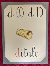 Ditale locandina alfabeto usato  Gatteo