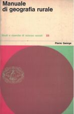 Manuale geografia rurale usato  Italia