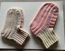 Bettschuhe gestrickt 1950er gebraucht kaufen  Oberhausen