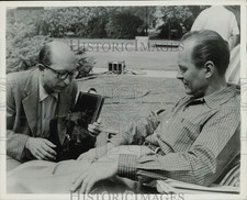 Usado, 1955 Press Photo Sidney Miller e 'Malcolm' ensaiam episódio "Dog About Town". comprar usado  Enviando para Brazil