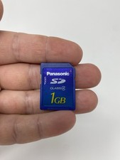 Cartão de memória Panasonic SD 1GB classe 4 vídeo fotos ao vivo comprar usado  Enviando para Brazil