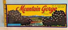 Mountain gorge grapes for sale  Belmont
