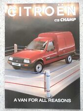 Citroen c15 champ for sale  UK