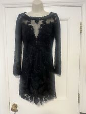 Black lace beaded for sale  LONDON