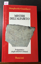Misteri dell alfabeto. usato  Roma