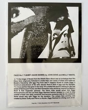 David bowie face for sale  LONDON