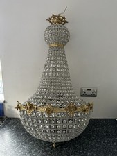 Glass gilt brass for sale  SOUTHSEA