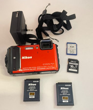 Câmera Digital Nikon Coolpix AW130 Compacta Impermeável Laranja *PARA Peças/Reparo*, usado comprar usado  Enviando para Brazil