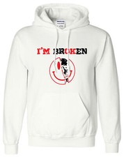 Broken mens hoody for sale  UK