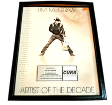 TIM Mc GRAW O RÁDIO ARTISTA MAIS TOCADO #1 GIRA 2000-09 PRÊMIO CURB RECORD. comprar usado  Enviando para Brazil