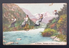 Cartolina valsesia passaggio usato  San Giuliano Milanese