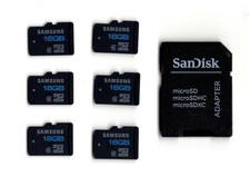 Lotto microsd 16gb usato  Italia