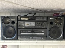 Rádio Boombox portátil Panasonic RX-DT680 estéreo cassete CD player preto - comprar usado  Enviando para Brazil
