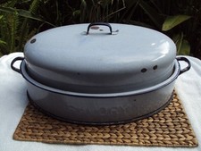 Vintage oval enamelware for sale  North Hollywood
