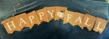 Happy fall burlap for sale  Jenkintown