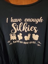 Silkie chicken shirt for sale  Goodspring