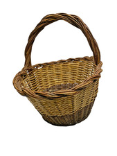 Ancien panier osier d'occasion  Bohain-en-Vermandois