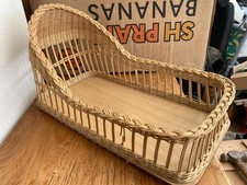 Vintage doll wicker for sale  CREDITON