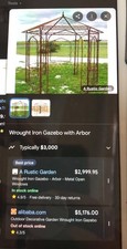 Wrought iron gazebo for sale  Danville