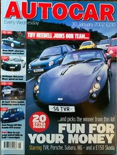 Autocar magazine jan for sale  WATERLOOVILLE