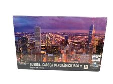 1500 Pieces Jigsaw Puzzle  Panoramic Chicago Skyline  Quebra Cabeca Panoramico comprar usado  Enviando para Brazil
