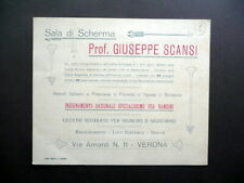 Cartoncino sala scherma usato  Italia
