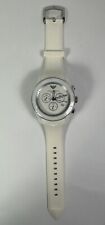 Estojo de cerâmica branca Emporio Armani AR-1435 com alça de silicone branca 46mm comprar usado  Enviando para Brazil